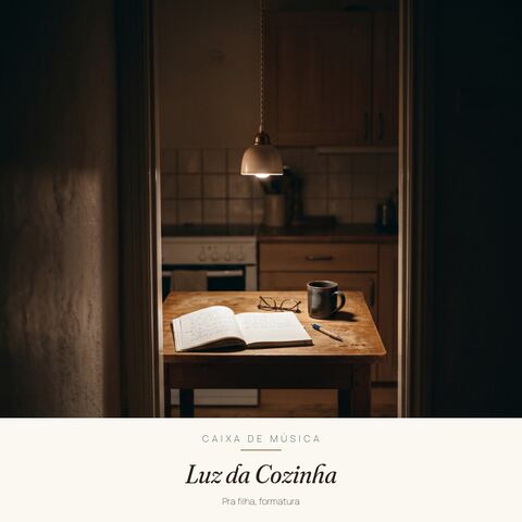 Capa editorial: Luz da Cozinha, Pra filha, formatura